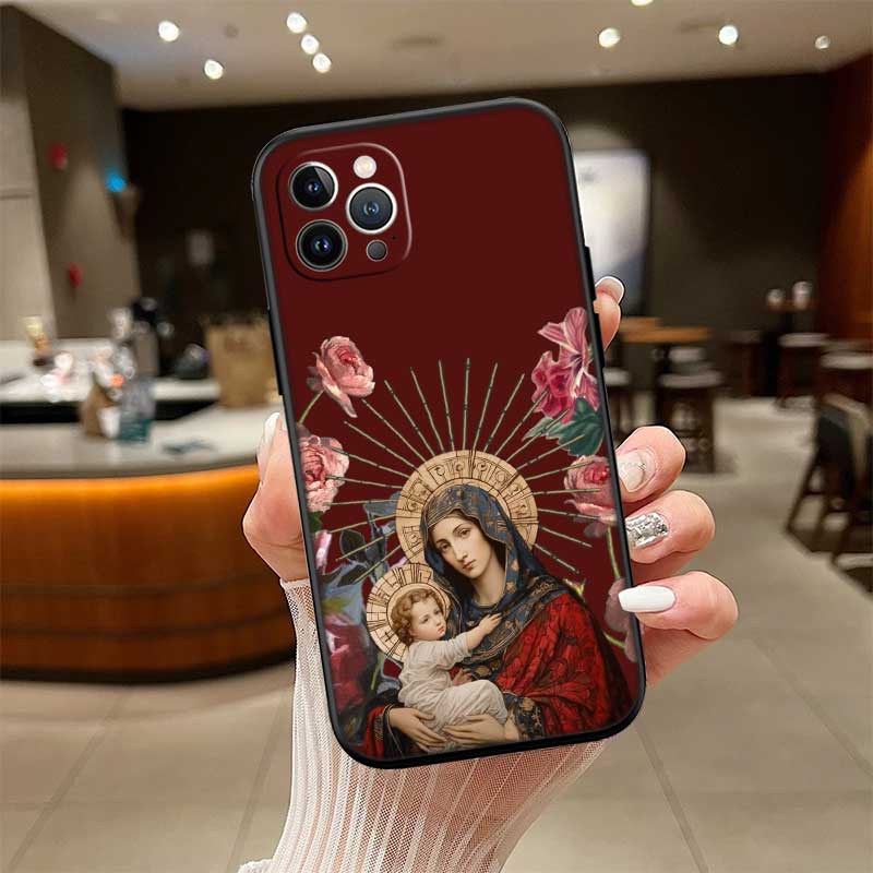 RE62 Virgen Maria Shell Phone Case for Samsung Galaxy Note 10 20 S23 S24 S25 Ultra FE Plus Edge Lite A02S A35 A07 A17