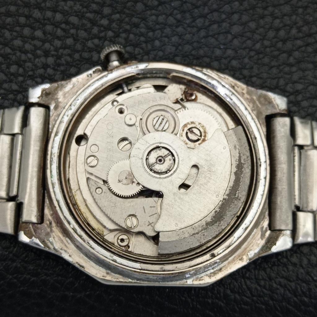 GENUINE VINTAGE SEIKO 5 AUTOMATIC 7019A JAPAN MENS ORIGINAL DIAL WATCH A702423-5