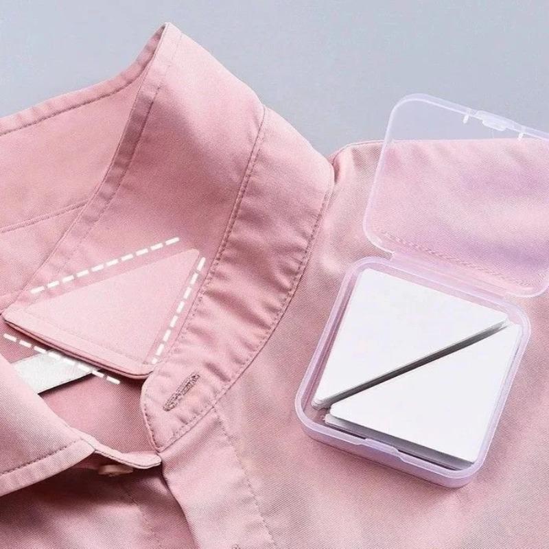 Self-adhesive Collar Fixed Pads Collar Styling Tape Does Not Warp Shirt Neck Protector Pads Shirt Collar Support Pad