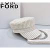 25 New Striped Solid Color Breathable Beret Octagonal Hat Breathable Shade Travel Casual Hat Tide