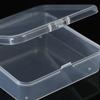 6/12/24 st 4,5 Transparent Fyrkantig Vikbar Liten Låda Pärlor Fiskekrok Skruv Plast Förvaringslåda Ring Örhänge Halsband Förpackningslåda