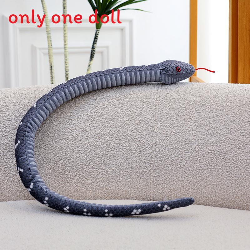 Snake Plush Toy With Realistic Design For Kids And Adults Gift Collectible