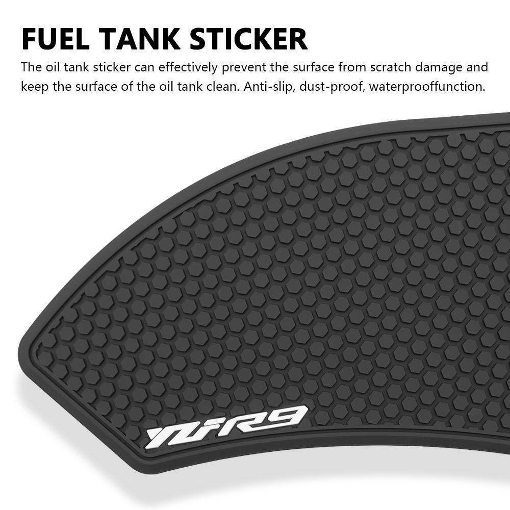 Motorcycle Non-slip Side Fuel Tank Stickers For YAMAHA YZF R9 Yzf R9 2025-2026 Waterproof Pad Stickers Fuel Tank Pad YZF-R9