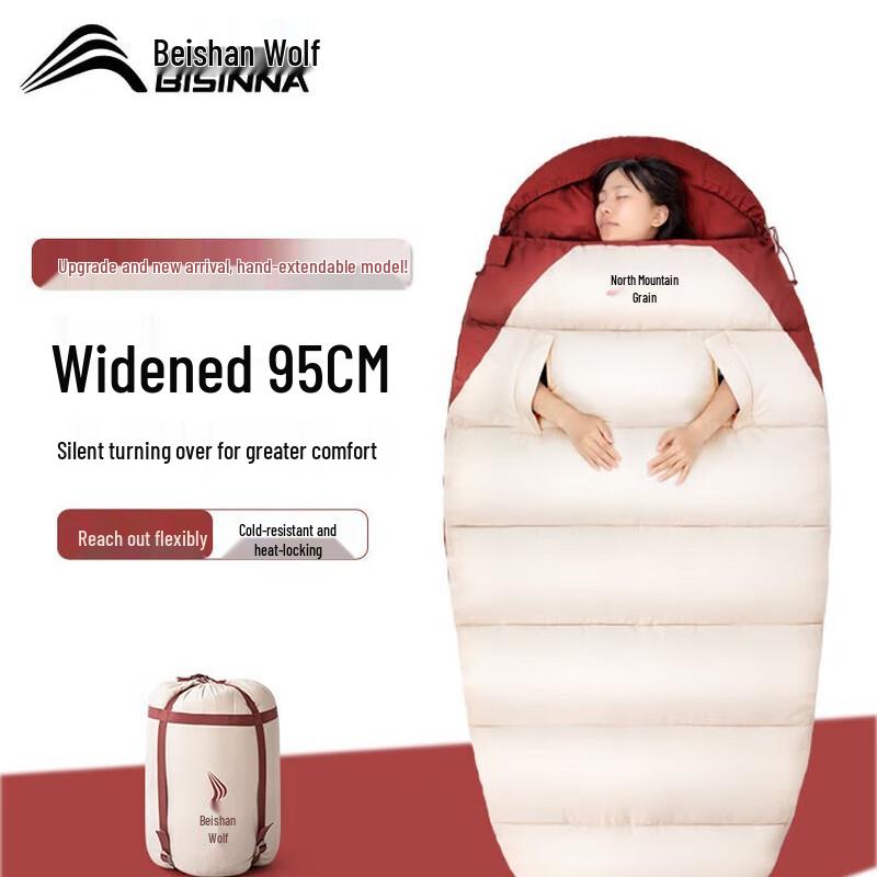 Beishanlang Portable Adult Arm-Out Camping Sleeping Bag