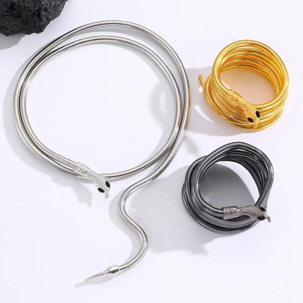 Halsketten-Zubehör Stadt der Knochen Schlangenarmband Frei verstellbar Armband Wickelarmband Schlange