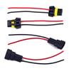 X-STYLE 4PCS 9005 9006 LED Bulb Socket HB3 H10 Male/Female Adapter for Wire Harness Connector Headlight Fog Light Bulb 4pcs