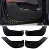Leather Carbon Fiber Sticker Door Anti Kick Cover Protection Mat For BMW 1 2 3 4 5 Series X1 X2 X3 X4 X5 X6 X7 Car Accessories