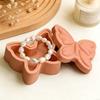New Bowknot Aromatherapy Candle Mold Butterfly 3D Storage Tray Plaster Mold Reusable DIY Silicone Mold Home Decor