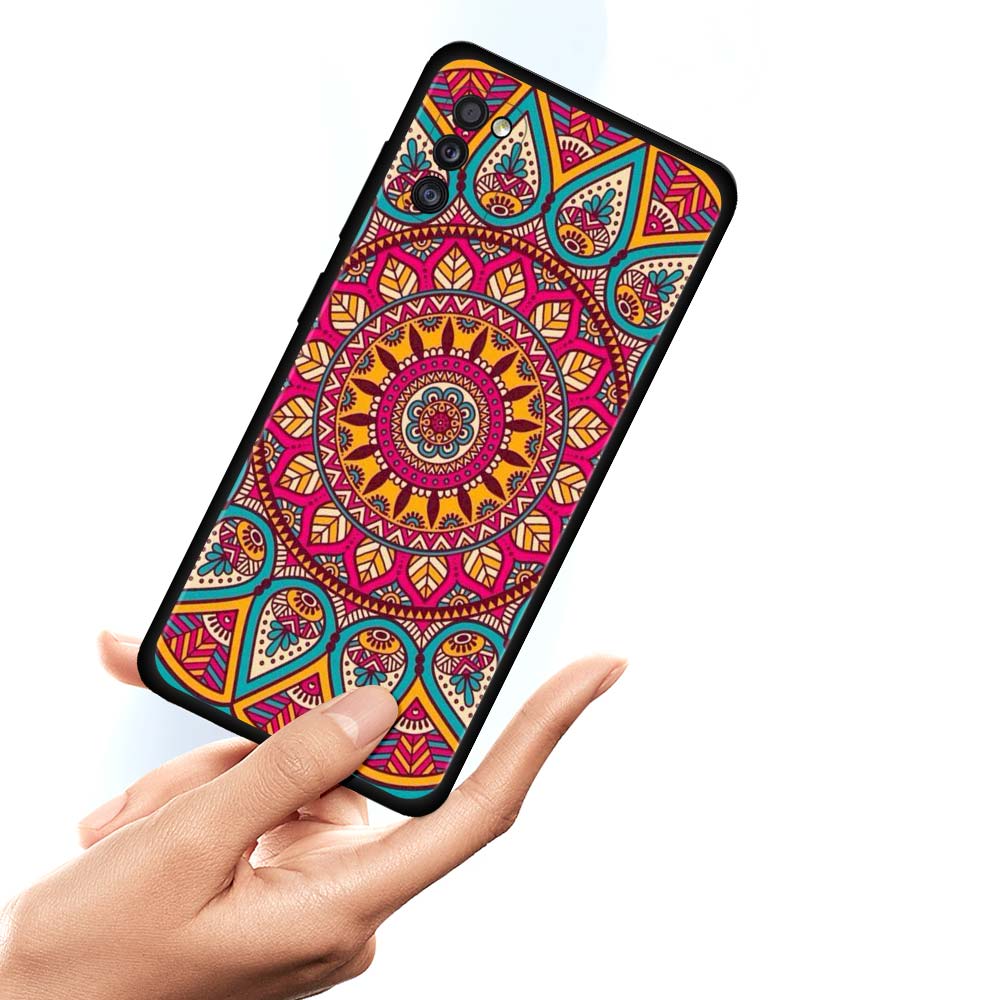 Mandala Chakra Yoga Shell For Samsung Galaxy A71 A52 A51 A91 A72 A42 A41 A32 A31 A21s A21 A12 A11 A02s Cover Soft Case TPU Caso