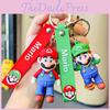 Chaveiro Fofo do Mario Chaveiro de Silicone Super Mario Para Bolsas de Carro Presente para Casais