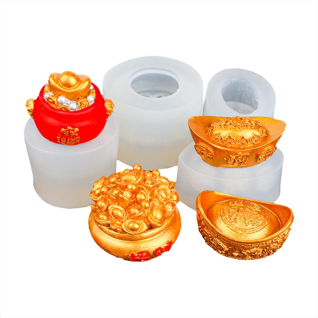Delicate Candle Mould Silicone Mould Candle Making Reused Candle Cute Epoxy Mould Castings Molds Silicone Mould