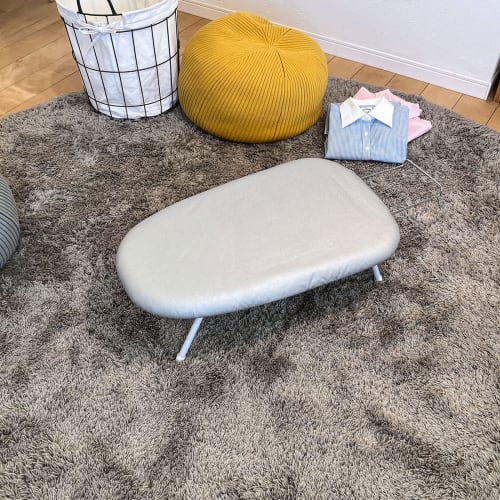 OHM Electric Ironing Board, Steam Ironing Board, Aluminum Coated, Foldable, with Iron Stand, KAJ-IDT60BS (08-3297)