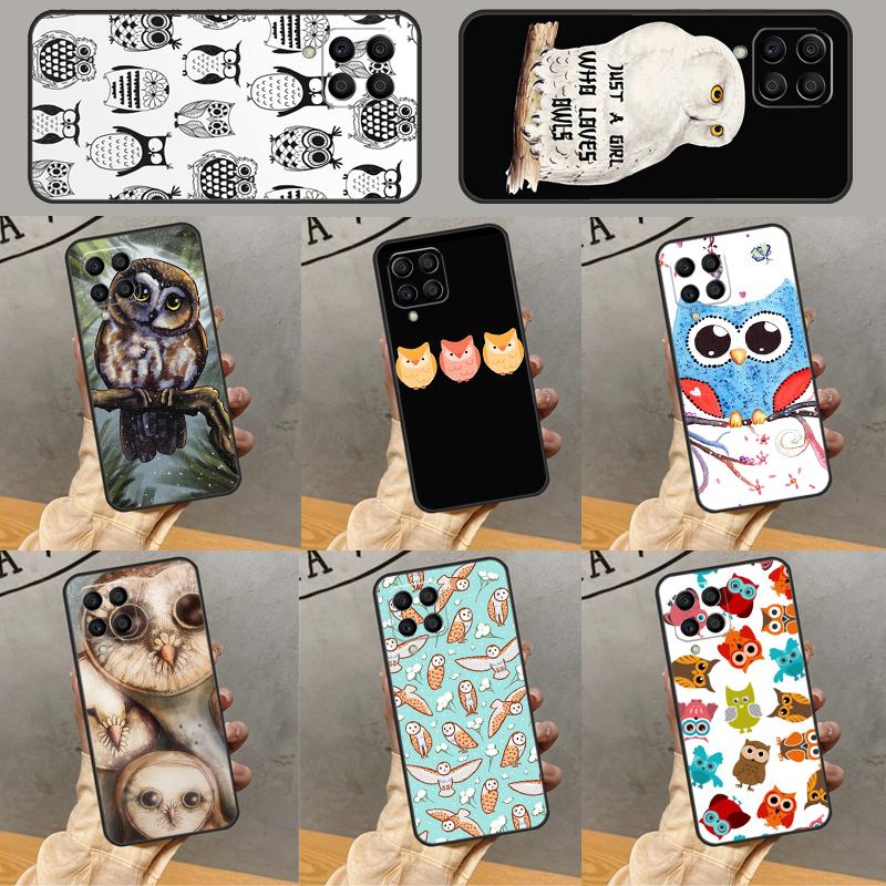 Süße Eulen Für Samsung Galaxy M32 M52 M31 M16 M11 M21 M13 M33 M35 M53 M55 M15 M14 M34 M54 M12 M06 Hülle
