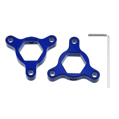 ACROPIX 17mm Blue Aluminum Alloy Racing Motorcycle Rider C N C Fork Preload Adjuster