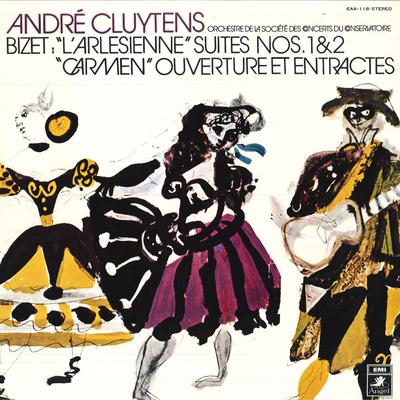 LP Record ANDRE CLUYTENS, ORCHESTRE DE LA SOC - Bizet: L'arlesienne Suites, Carmen  EAA118 ANGEL Japan Classical Used