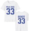 Μπλουζάκι Polk High Al Bundy #33 Μπροστά & Πίσω | Unisex Softstyle Tee