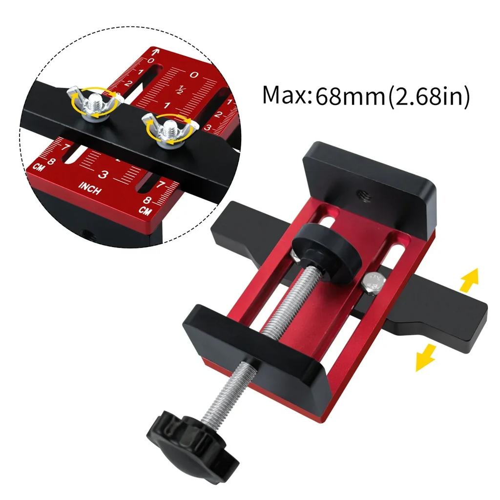 Woodworking Cabinet Door Installation Jig, Precision Measurement Drilling Tool,Manual Tool Kit for Home Renovation