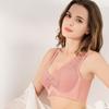 Large Size Full-cup Non-steel Ring Underwear Female Large Breasts Show Small Thin Thin Section Gathered Anti-sagging Bra To Collect Vice Breasts Bra