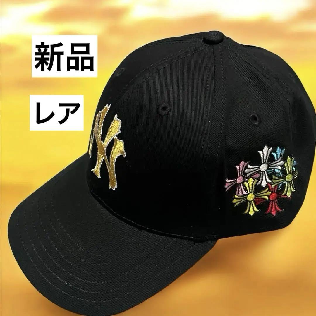 

[USED] Rare DUALISM CHROME YORK CROS Cap in black and yellow