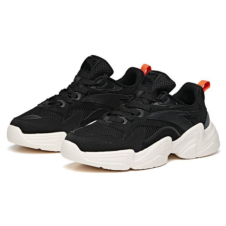 Anta Lifestyle Series Fabric Synthetic Leather Shock Absorption Non-Slip Wear-Resistant Low-Top Sports Casual Shoes Men Sneakers 112028887-2