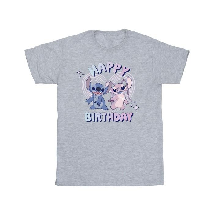 Lilo & Stitch Girls Happy Birthday T-Shirt