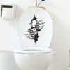 1Pcs Halloween Wall Sticker 3D Crack Skeleton Skull Self-Adhesive Vinyl Decal Toilet Sticker Bathroom Home Decor Horror Spooky