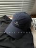 American street style embroidered baseball cap for women, designed for larger head sizes to create a slimming effect. features 
