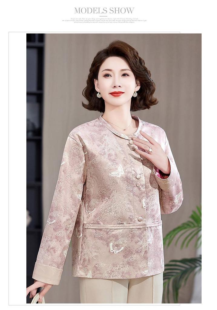 Elegant Spring Jacket 2026: Chic Chinese Style for Middle-aged Women