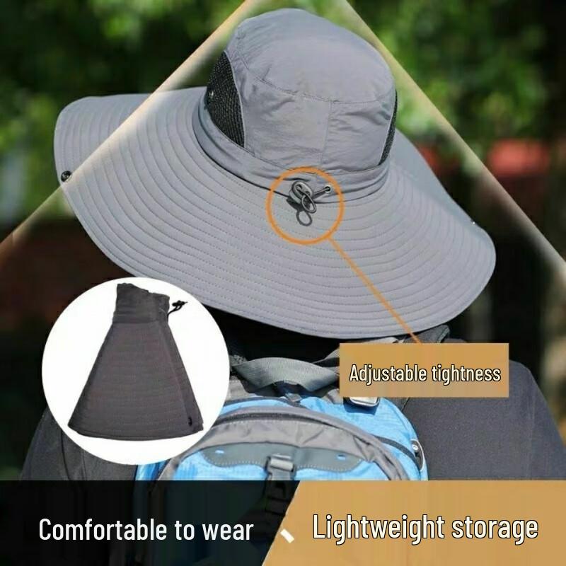 Men's Outdoor UV Protection Fisherman Hat