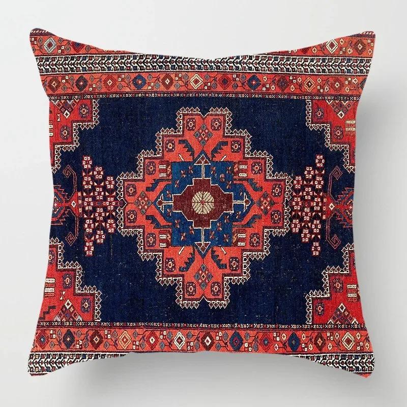Geometric Home Decor Moroccan Ethnic Bohemian Cushion Cover Office Sofa Pillow Cover Outdoor Camping Hug Pillow Cover