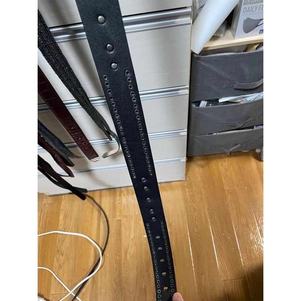Used Belt coin motif silver hardware