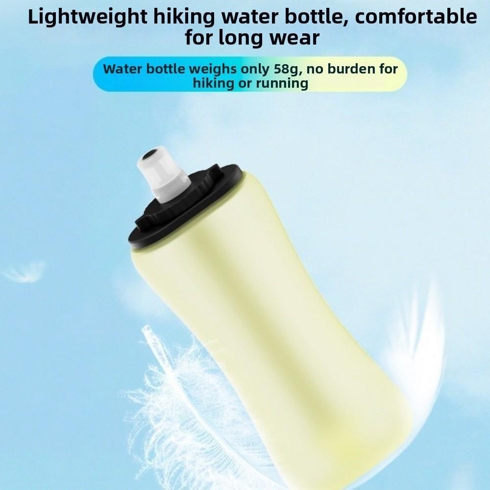 350ml Capacity Foldable Water Bottle Lightweight Travel Foldable Cup  Cycling Activities