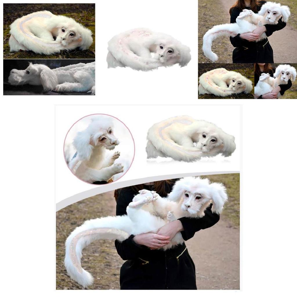 Falkor From The Neverending Story Plush Lucky Dragon Toy Pp Cotton Filling Home Decor Kids Gift