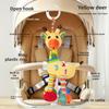 Baby Plush Animal Hanging Toy With Bell For Crib Nursery Decor