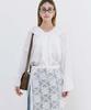 PLUNASTUDIO Pintuck Loose Blouse - Ivory