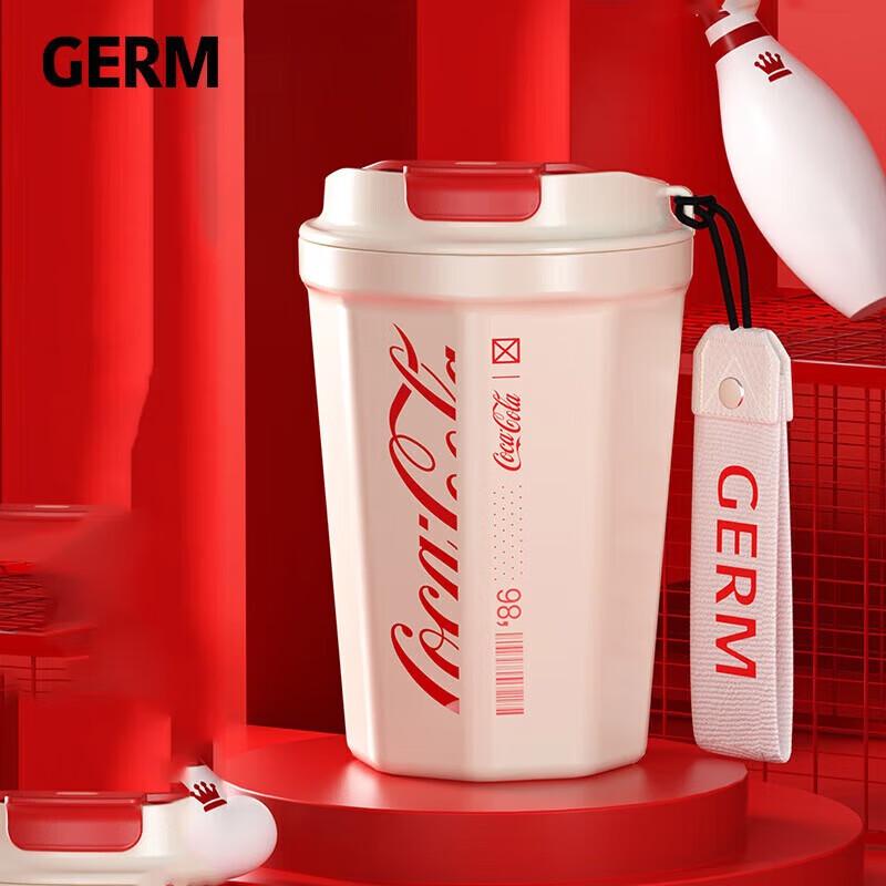Germ Coca-Cola Insulated Flip-Lid Travel Mug