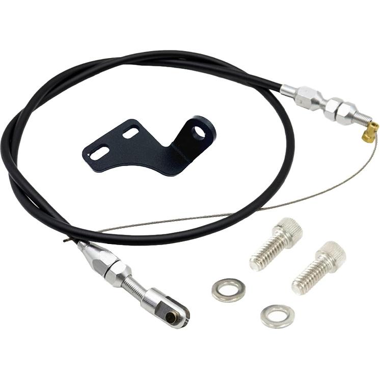 Throttle Cable Bracket Anodized and 36  Throttle Cable for Holley Hi-Ram LSX