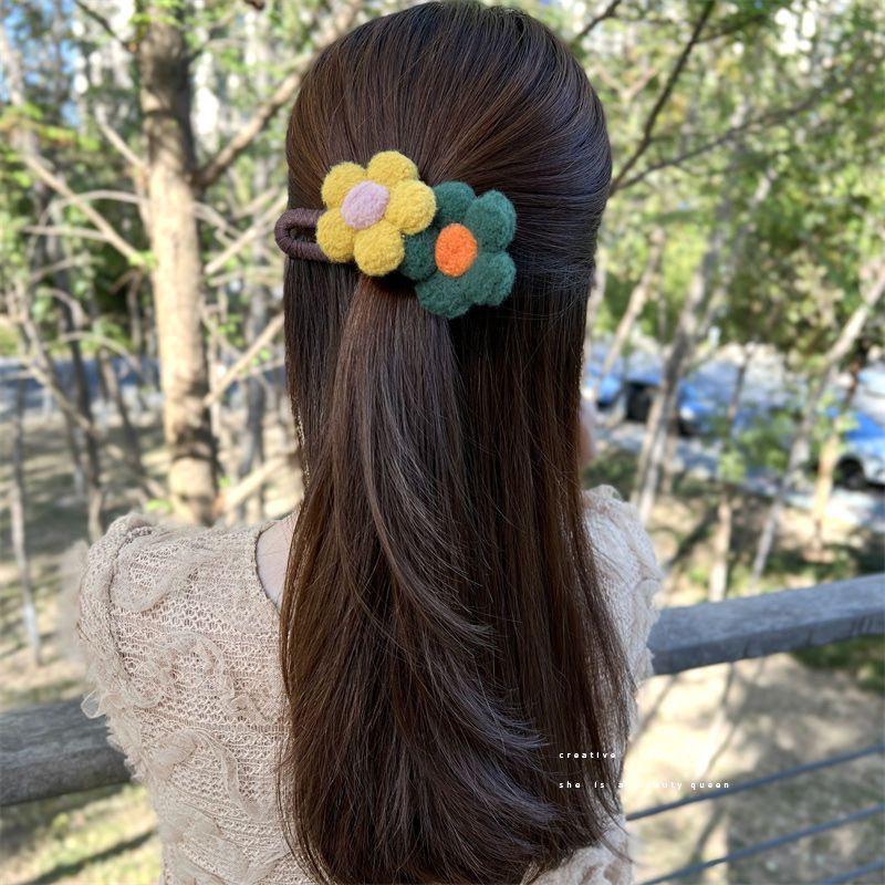 

Заколка для волос «Утка» в виде плюшевого цветка в стиле ретро – элегантный тканевый аксессуар для волос