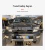 Toyota 02-05 Hilux Surf and 4Runner Grille Replacement