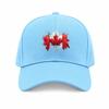 Canada Maple Leaf Printed Multicolor Adjustable Baseball Cap for Outdoor Travel Daily Commute Campus Street