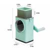 Vegetable Shredder Rotary Cheese Grater Labor-saving Nut Grinder  Smoothies