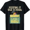 Keeping It Old School Vinyl Records Record Collector T Shirt