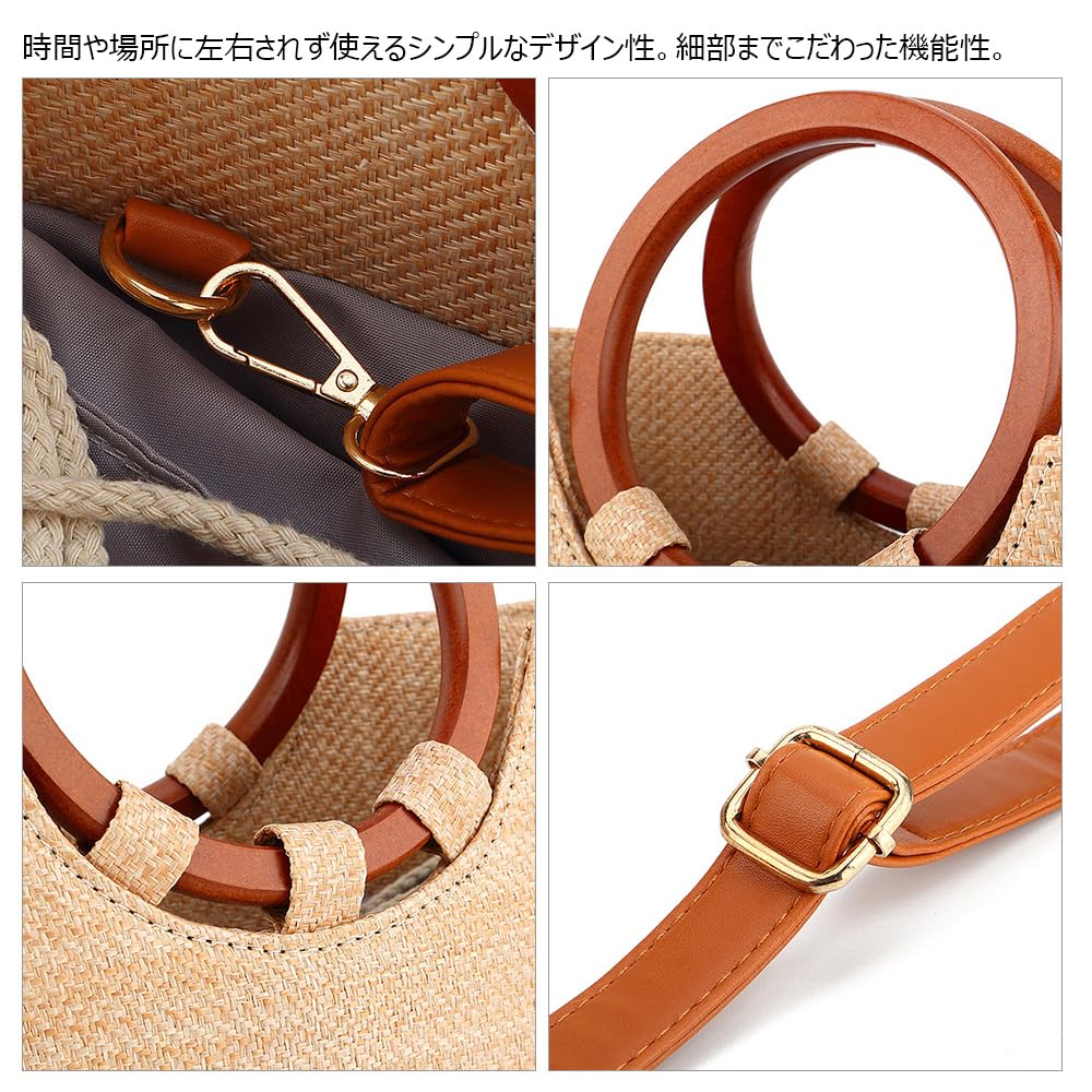Shoulder Bag for Tote Clutch Shoulder PI828 [Whatna] Women, Bag, Handbag, Mother's Bag, Bag, Large, A4, Women, Commuting, Travel, Weddings,