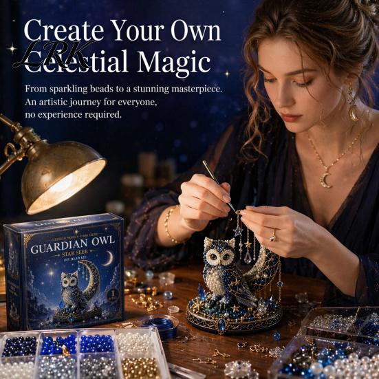 Moon Goddess Craft Mythical Animal DIY Bead Kit for Beginners, 3D Beaded Making with Beginner Beadwork Instructions, Unique Designs Glass Beads