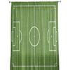Fußbälle Fußballfeld Voile Vorhang Wohnzimmer Schlafzimmer Dekor Transparente Tüllvorhänge Chiffon Fenster Deko Aus Polyester Bereichsbehandlung