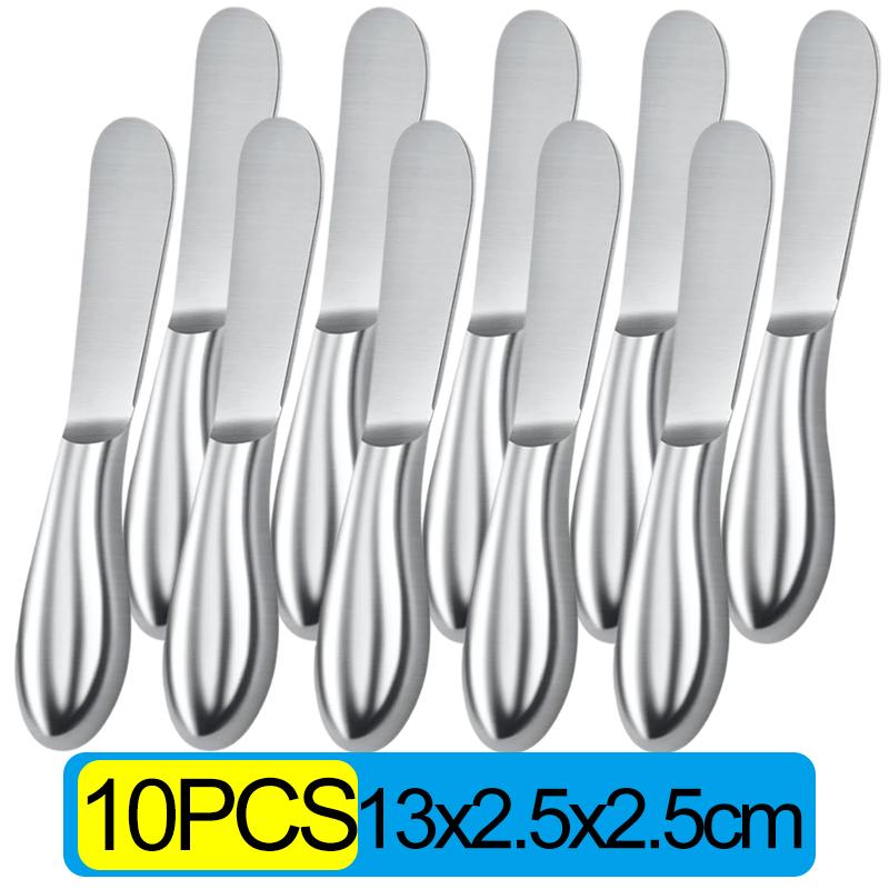 Stainless Steel Butter Cutter Portable Cheese Knife Bread Jam Spreaders Wipe Multi-purpose Western Food Tableware Kitchen Gadget