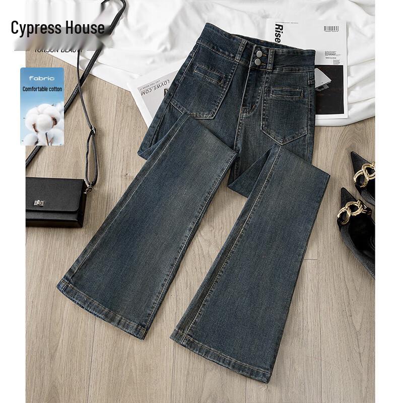 

Women s High-Waist Flared Jeans S