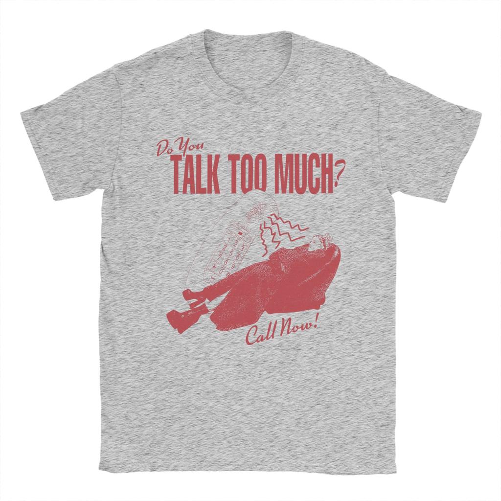 Unisex TShirt Renee Rapp Do You Talk Too Much Novelty 100 Cotton Tees Short Sleeve T Shirts Round Collar Tops Plus Size
