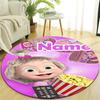 Personalized M-Masha and the Bear Round Chair Office Rug - Perfect for Mat, Office Chair & More - Ideal Gift for Birthdays and Holidays