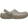 Crocs Classic Lined Clog Comfortable Versatile Durable Support Kids Casual Shoes Kids clogs Gray 207010-2YB